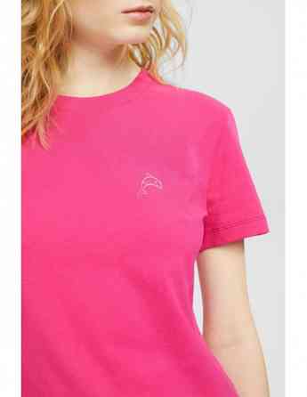 ESPRIT - Cotton t-shirt with dolphin print თბილისი
