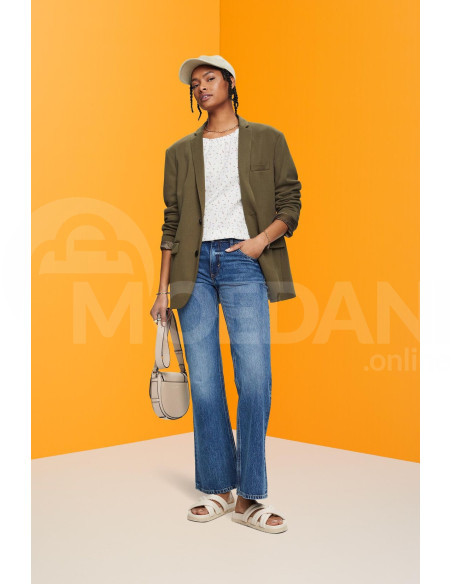 ESPRIT - Sleeveless linen blend blouse with floral print თბილისი - photo 4