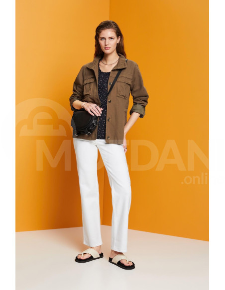 ESPRIT - Sleeveless linen blend blouse with floral print თბილისი - photo 4