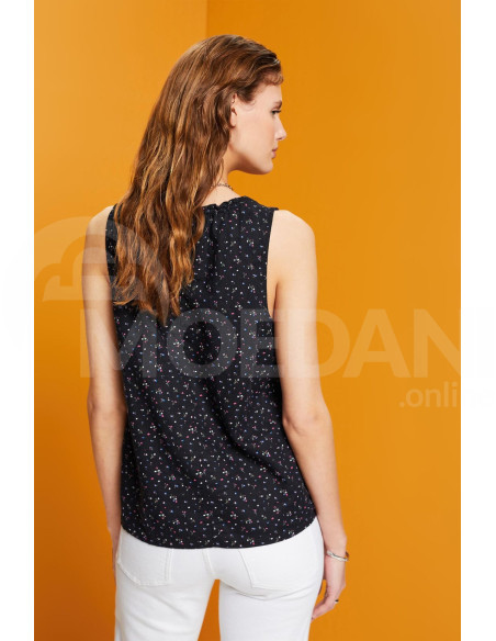 ESPRIT - Sleeveless linen blend blouse with floral print თბილისი - photo 2