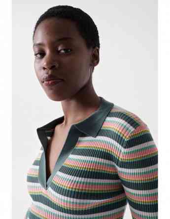 Salsa Jeans - RIBBED KNIT POLO SHIRT თბილისი