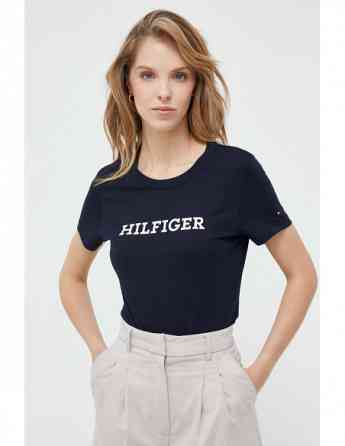 Tommy Hilfiger - SLIM MONOTYPE PRINT C-NK SS თბილისი