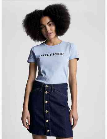 Tommy Hilfiger - SLIM MONOTYPE PRINT C-NK SS თბილისი