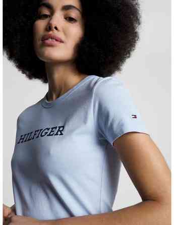 Tommy Hilfiger - SLIM MONOTYPE PRINT C-NK SS თბილისი