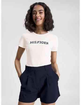 Tommy Hilfiger - SLIM MONOTYPE PRINT C-NK SS თბილისი