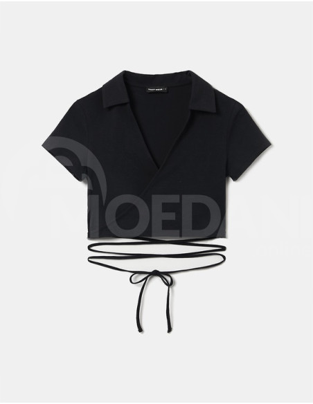 Tally Weijl - CROPPED LINEN TOP Тбилиси - изображение 5