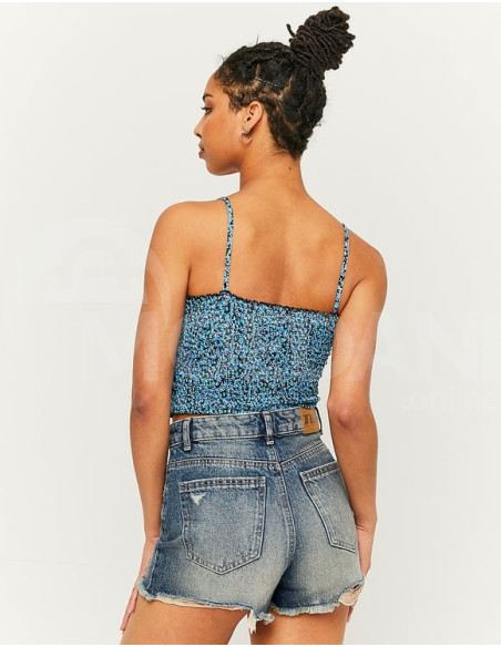 Tally Weijl - BLUE FLORAL TOP WITH ELASTIC STRAPS თბილისი - photo 2