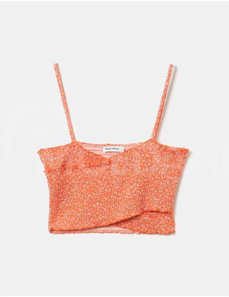 Tally Weijl - ORANGE FLORAL TOP WITH ELASTIC STRAPS Tbilisi - photo 4