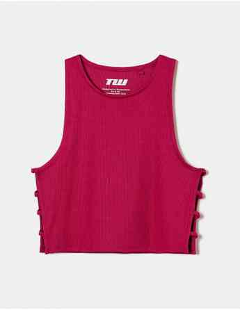 Tally Weijl - RIBBED TOP WITH SIDE CUT OUT თბილისი