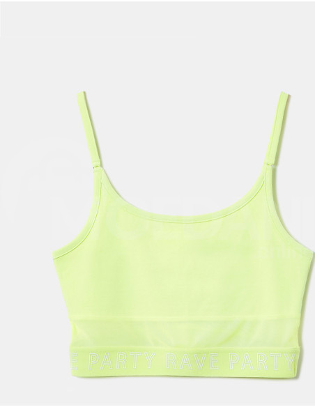 Tally Weijl - GREEN SLEEVELESS PRINTED CROP TOP Тбилиси - изображение 4