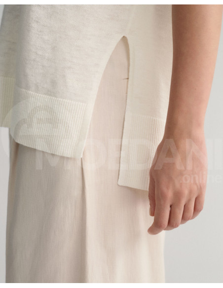 Gant - Linen Blend V-Neck Vest Tbilisi - photo 3