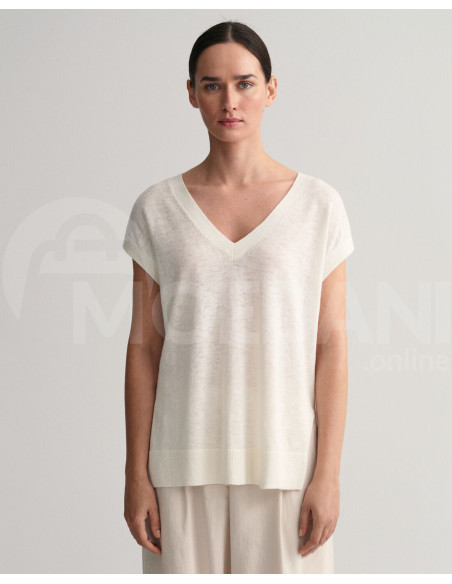 Gant - Linen Blend V-Neck Vest Tbilisi - photo 1