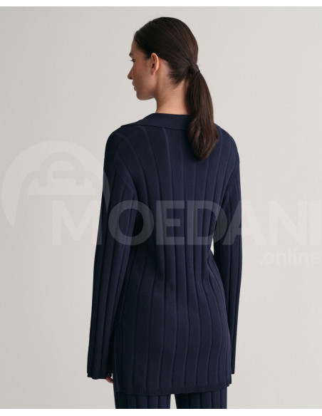 Gant - Rib Knit Open Collar Sweater თბილისი - photo 3