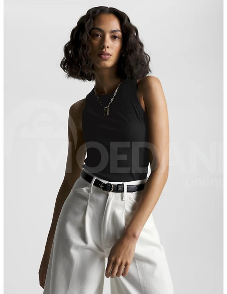 Tommy Hilfiger - SLIM 5X2 RIB TANK TOP NS Тбилиси - изображение 3