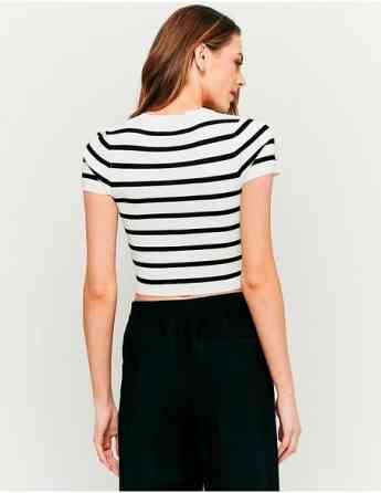 Tally Weijl - STRIPED KNIT CROPPED TOP თბილისი