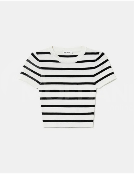 Tally Weijl - STRIPED KNIT CROPPED TOP თბილისი - photo 5