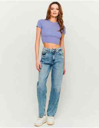 Tally Weijl - PURPLE KNIT CROPPED TOP თბილისი