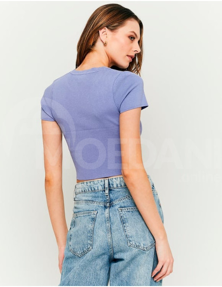 Tally Weijl - PURPLE KNIT CROPPED TOP თბილისი - photo 2