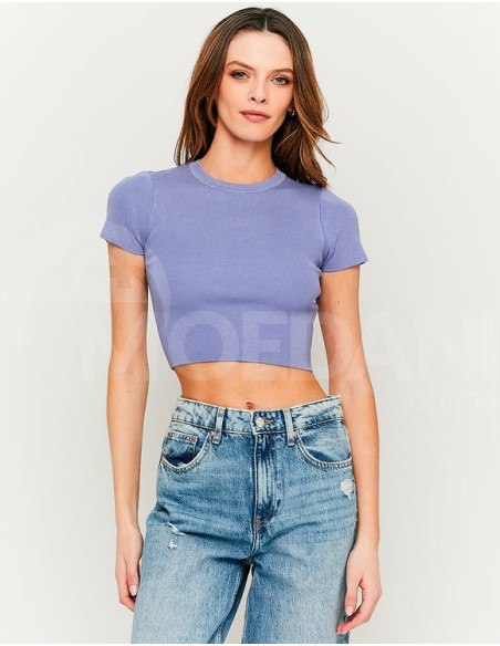 Tally Weijl - PURPLE KNIT CROPPED TOP თბილისი - photo 1