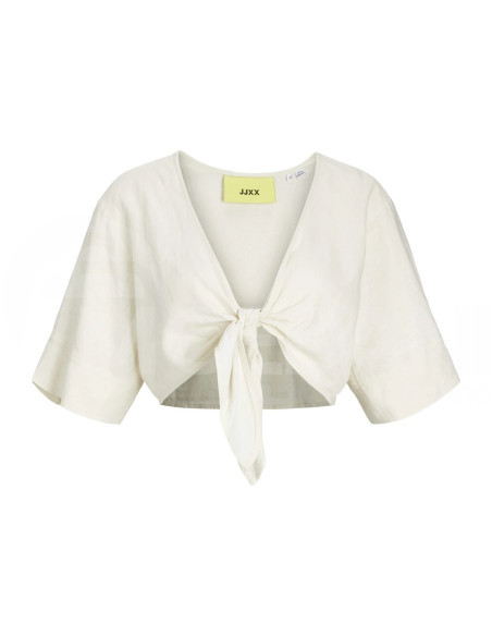 JJXX - JXTINE LINEN CROPPED SS TOP WVN თბილისი - photo 5