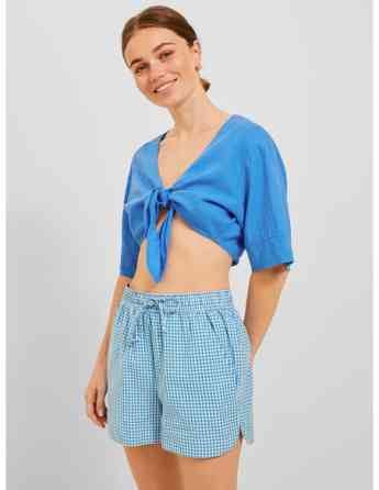 JJXX - JXTINE LINEN CROPPED SS TOP WVN თბილისი