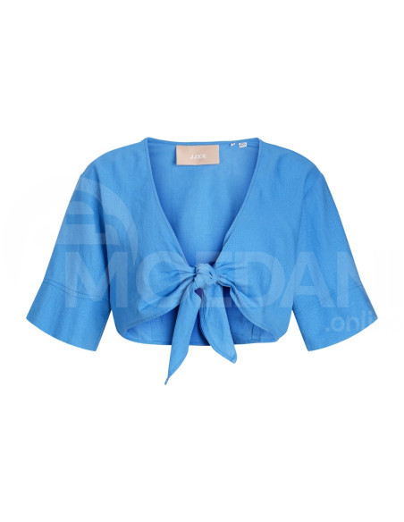 JJXX - JXTINE LINEN CROPPED SS TOP WVN თბილისი - photo 5