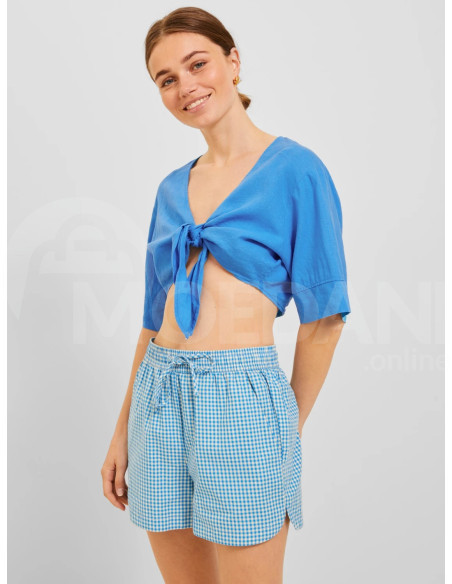JJXX - JXTINE LINEN CROPPED SS TOP WVN თბილისი - photo 1
