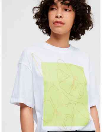 SELECTED FEMME - SLFTILA SS FOIL TEE თბილისი