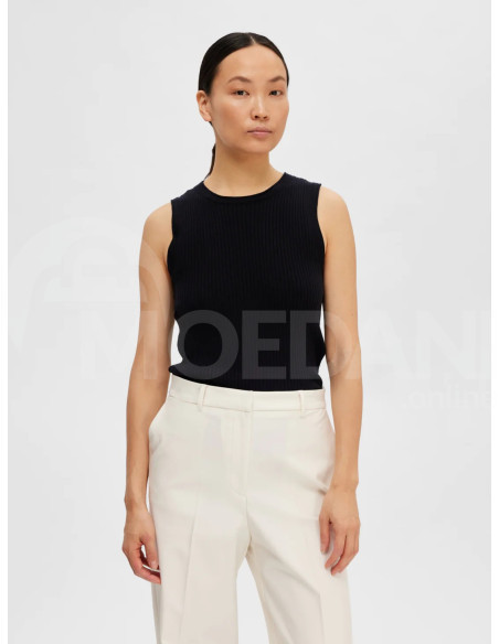 SELECTED FEMME - SLFLYDIA SL O-NECK KNIT TOP NOOS თბილისი - photo 2