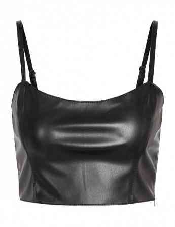 Noisy May - NMNOELLA STRAP PU CROP TOP თბილისი