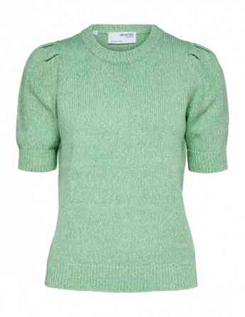 SELECTED FEMME - SLFHEIDI SS O-NECK KNIT EX Tbilisi