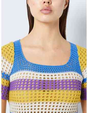 Noisy May - NMKELLY S/S SQUARE NECK KNIT TOP Tbilisi