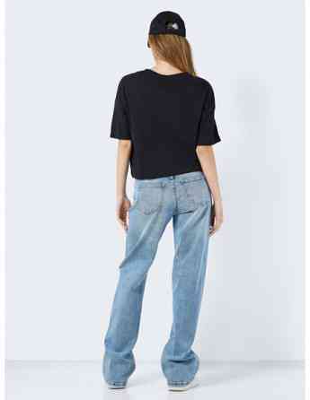 Noisy May - NMAMY S/S O-NECK SEMI CROP TOM TEE BG Tbilisi