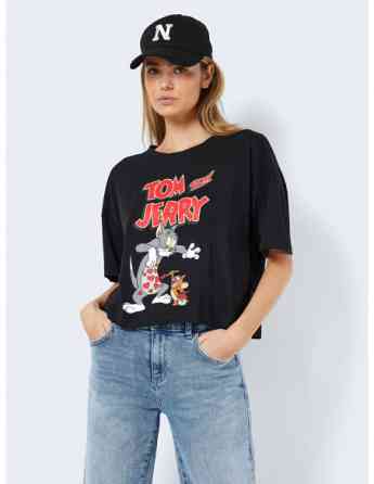 Noisy May - NMAMY S/S O-NECK SEMI CROP TOM TEE BG Tbilisi