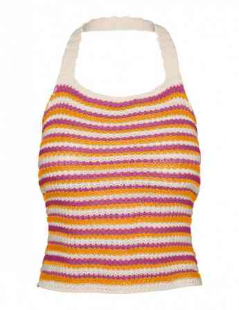 Noisy May - NMDEE S/L HALTER NECK KNIT TOP Tbilisi