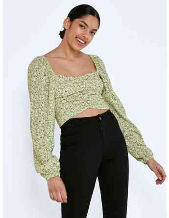 Noisy May - NMBINE L/S RUCHING TOP KO Tbilisi