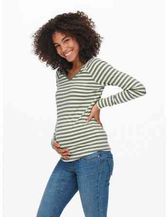 ONLY MATERNITY - OLMFIFI L/S V-NECK TOP BOX JRS თბილისი