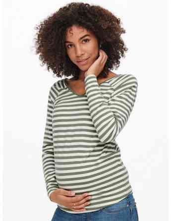 ONLY MATERNITY - OLMFIFI L/S V-NECK TOP BOX JRS თბილისი