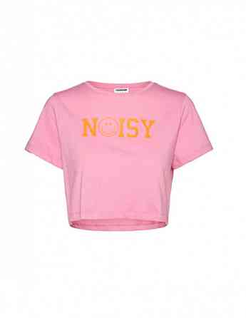 Noisy May -  NMFRAN CROPPED PRINTED T-SHIRT Tbilisi