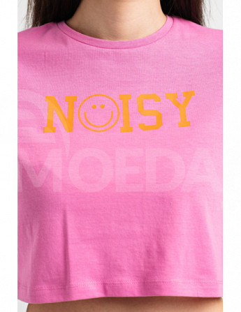 Noisy May -  NMFRAN CROPPED PRINTED T-SHIRT Тбилиси - изображение 4