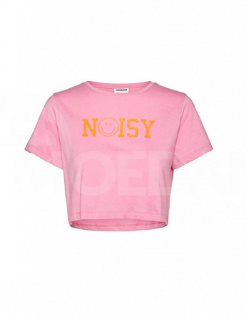 Noisy May -  NMFRAN CROPPED PRINTED T-SHIRT Тбилиси - изображение 5