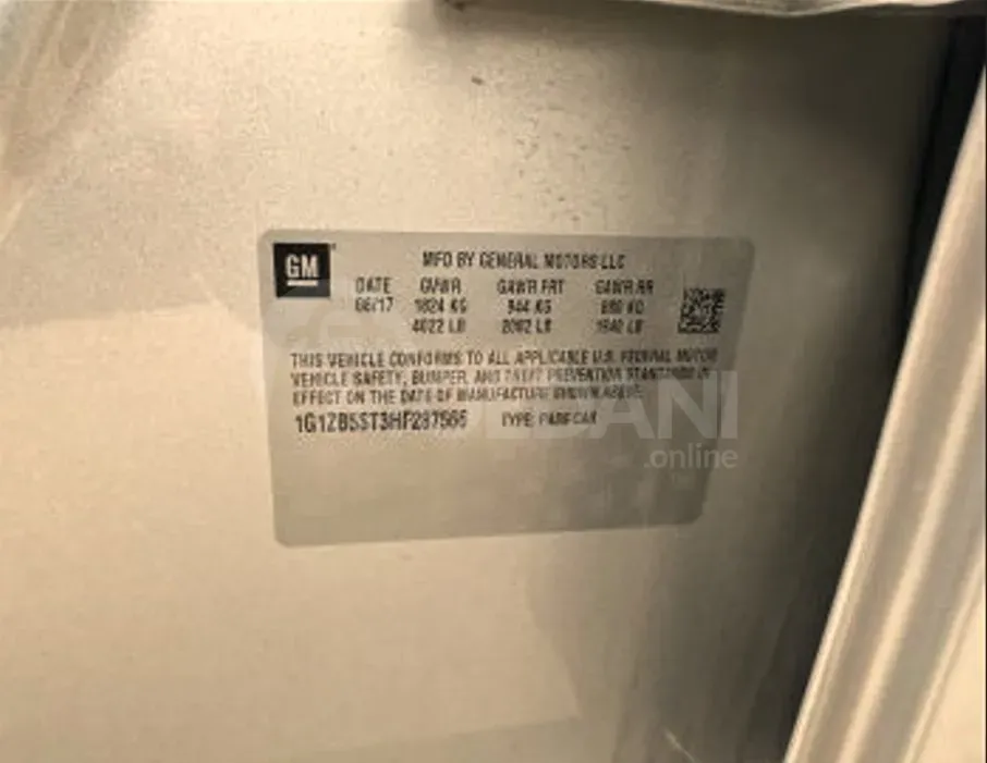 Chevrolet Malibu 2017 Тбилиси - изображение 11