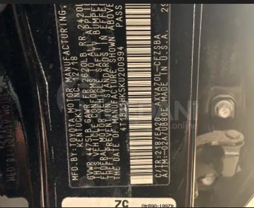 Toyota Camry 2.5L 2018 Тбилиси - изображение 7