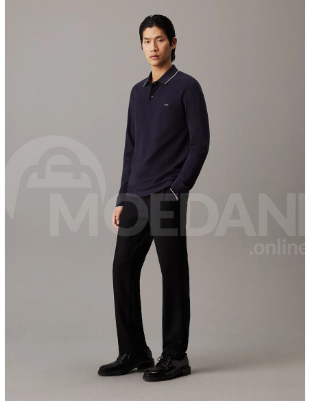 CALVIN KLEIN - STRETCH PIQUE TIPPING LS POLO Tbilisi - photo 4