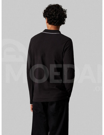 CALVIN KLEIN - STRETCH PIQUE TIPPING LS POLO თბილისი - photo 2