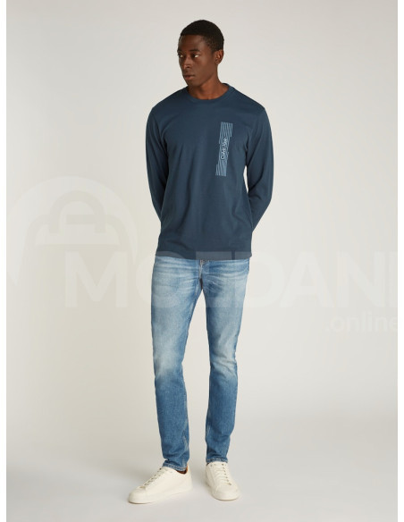 CALVIN KLEIN - HORIZONTAL LOGO LS T-SHIRT Тбилиси - изображение 4