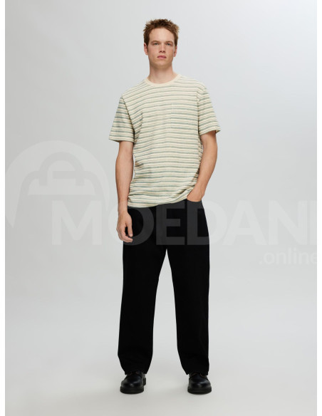SELECTED HOMME - SLHSUNE STRIPE POCKET SS O-NECK TEE Тбилиси - изображение 5
