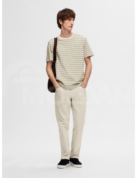 SELECTED HOMME - SLHSUNE STRIPE POCKET SS O-NECK TEE Тбилиси - изображение 3