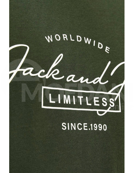 Jack & Jones - 12256799 Kombu Green Large Print Тбилиси - изображение 4