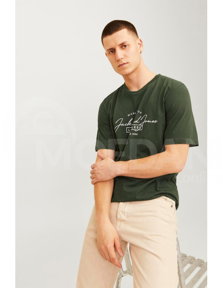 Jack & Jones - 12256799 Kombu Green Large Print Тбилиси - изображение 6